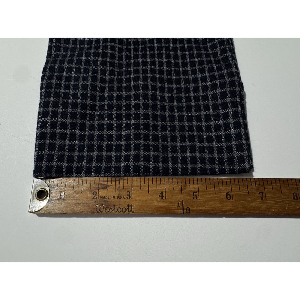 J JILL Medium‎ Blue/Gray Check Ponte Slim Leg Pants waist 32 - Picture 4 of 6